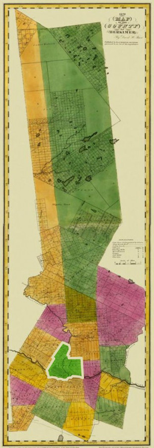 Map of the Town of Herkimer